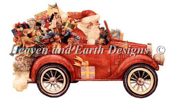 Santa In Car 