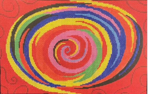 Clutch Purse - Colorful Swirl