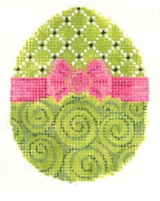 Chartreuse Ribbon Egg