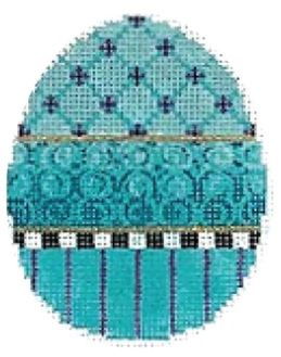 Turquoise Ribbon Egg