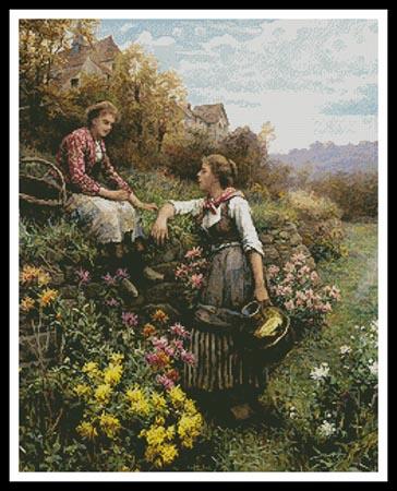 Gossips, The (Daniel Ridgway Knight)