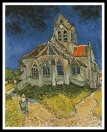 Church at Auvers  (Vincent van Gogh)