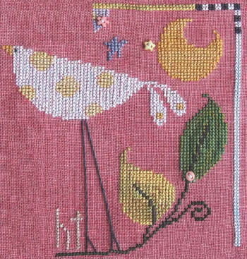 Flock - Yellow Polka Dot Bird