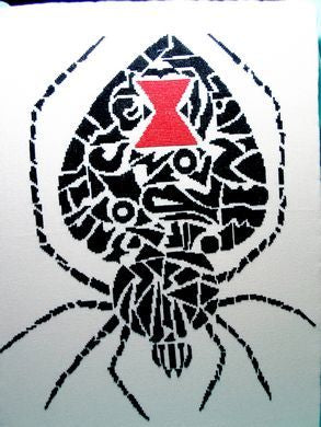Tribal Black Widow