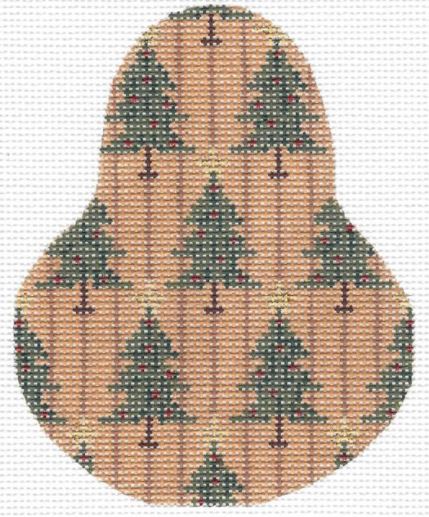 Christmas Trees on Bosc Pear