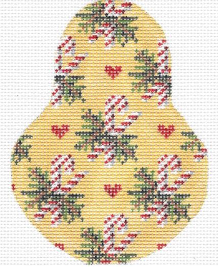 Candy Canes on Golden Bosc Pear