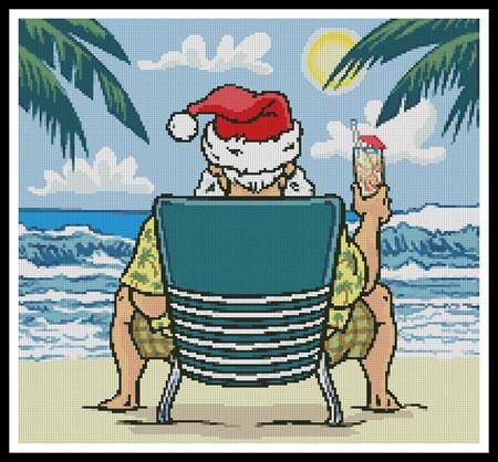Santa on the Beach