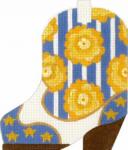 Boot w/Yellow Roses