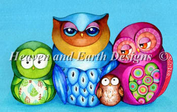 Owl Family Portrait