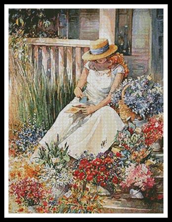 Girl With Flowers  (Jerianne Van Dijk)