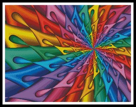 Teardrop Spiral Fractal  (Linda Bucklin)