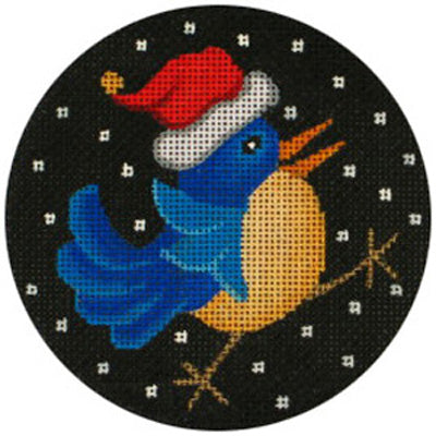 Santa Bird Ornament