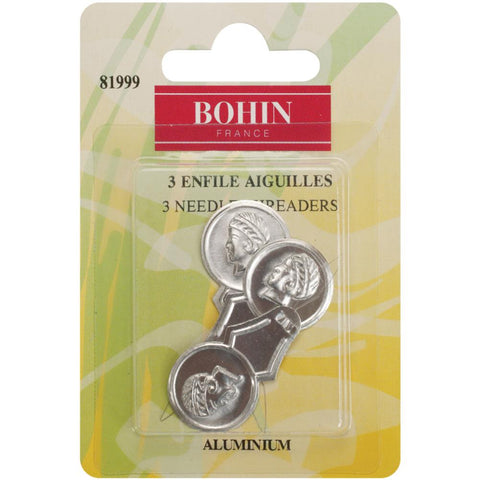 Aluminum Needle Threaders 3/Pkg