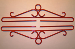 Wrought Iron Bellpull - Red Finish