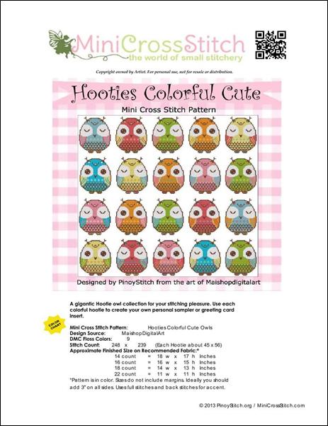 Hooties Colorful Cute Owls