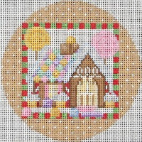 Gingerbread House w/Border
