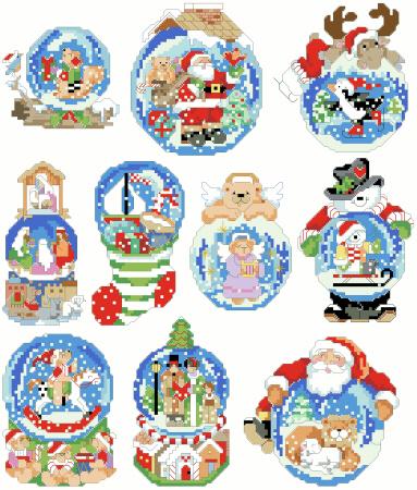 Snow Dome Ornaments