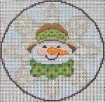 Snowman w/Green/Red Scarf 