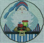Snowman w/Train