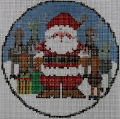 Santa w/Reindeer