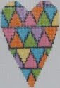 Triangles Mini Heart