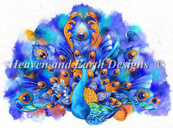 Peacock Sapphire And Gold