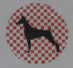 Doberman on Coral Check
