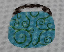 Swirl Turquoise/Kelly Green