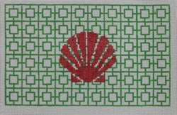 Red Shell on Green Geometric