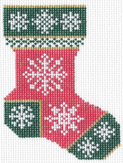 Christmas Snowflake Sock