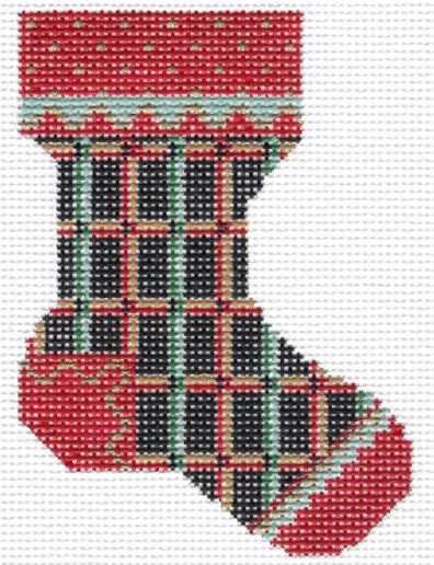 Christmas Plaid Sock