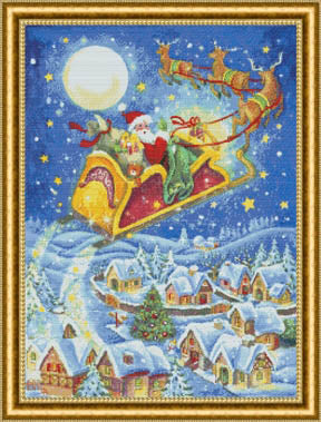 Santa and Sleigh