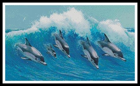 Leaping Dolphins