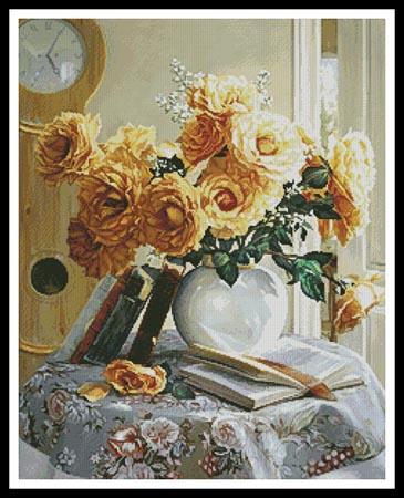 Yellow Roses Painting