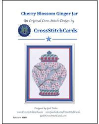 Cherry Blossom Ginger Jar