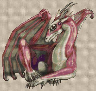 Dragon with Eggs