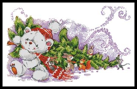 Christmas Teddy and Friends