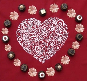 Lace Flower Heart