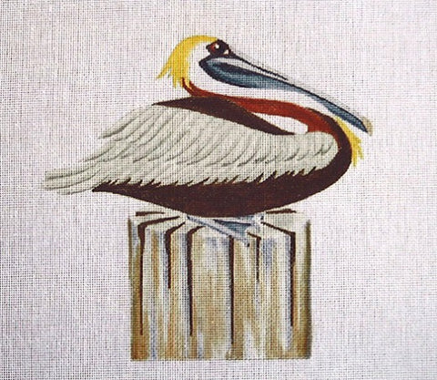Pelican on Piling