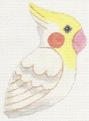 Clip On Bird - White Cockatiel