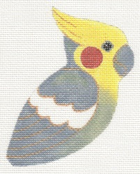 Clip On Bird - Gray Cockatiel