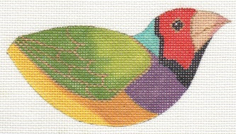 Clip On Bird - Lady Gouldian Finch