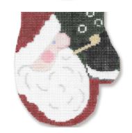 Santa w/Pipe Mitten