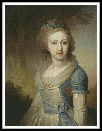 Grand Duchess Elena Pavlovna of Russia  (Vladimir Borovikovsky)