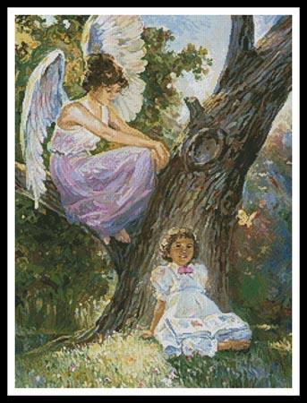 Guardian Angel and Girl  (Hal Frenck)