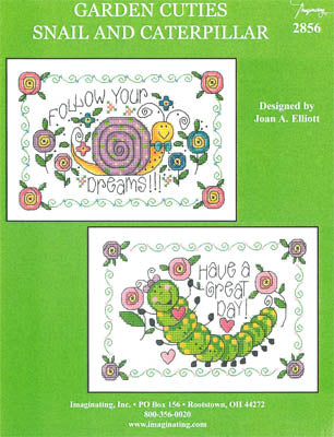 Garden Cuties-  Snail and Caterpillar