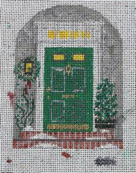 Green Door Ornament