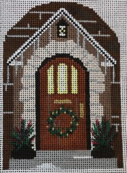 Red Door/Arched Windows