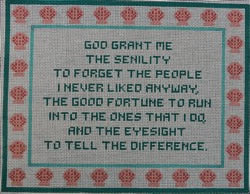 Senility Prayer