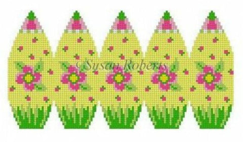 Pink Floral 3D Stand-Up Egg  